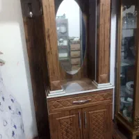 جاکفشی همراه با آینه و چوب لباسی