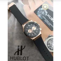 ساعت مردانه هابلوت مدل اسپرت بند رابر کرنوگراف