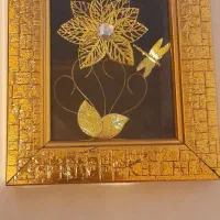 تابلو گل و پروانه
