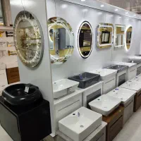 روشویی کابینتی آنجلا 80×46 سفید طوسی|لوازم سرویس بهداشتی|کرج, گلشهر|دیوار