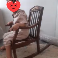 صندلی چوبی راکر نو|تخت و صندلی بچه|تهران, قیام|دیوار