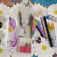 وسایل ناخن فروش فوری|آرایشی، بهداشتی، درمانی|مراغه, |دیوار