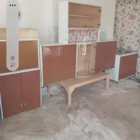 کابینت فلزی به همراه لگن ظرفشویی وهود آشپزخانه