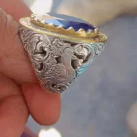 انگشتر یاقوت کبود|جواهرات|زاهدان, |دیوار