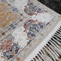 کناره فرش 1در1/5یا 3متری یک در یکونیم طوسی نقره ای|فرش|تهران, تهرانپارس غربی|دیوار
