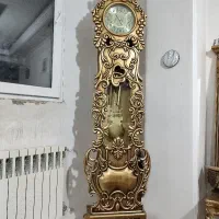 ساعت چوبی منبت