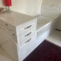 تخت نوزاد تا ۷سالگی با تشک