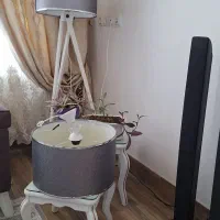 لوستر و آباژور ست طوسی