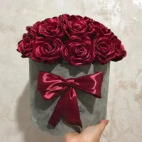 دسته گل ربانی و باکس گل|گل مصنوعی|گرگان, |دیوار