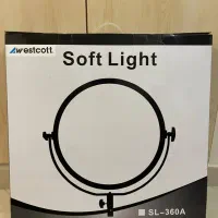 Soft light westcott Light stand ikeen نور و پایه