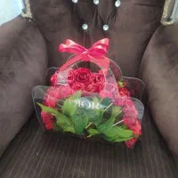 گل روبانی با اشانتیون رایگان|گل مصنوعی|ری, صفاییه (چشمه علی)|دیوار