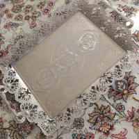 میوه خوری جفتی۵۰۰سینی بزرگ۳۰۰کوچیک۲۰۰کاسه ها۲۰۰|ظروف سرو و پذیرایی|زنجان, |دیوار