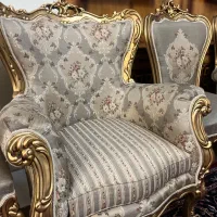 مبل استیل سلطنتی/ تمام چوب-۲۸ نفر|مبلمان خانگی و میز عسلی|مشهد, آپارتمان های مرتفع|دیوار