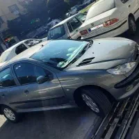 ۲۰۶ اس دی مدل ۸۶ موتور v1 رنگ طوسی متالیک