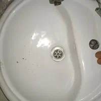 روشویی با پایه|لوازم سرویس بهداشتی|فولادشهر, C8|دیوار