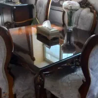 مبل استیل ۹ نفره و غذا خوری ۴|مبلمان خانگی و میز عسلی|ملایر, |دیوار