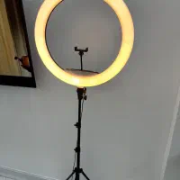 رینگ لایت + پایه ۲.۵ متری|دوربین عکاسی و فیلم‌برداری|مشهد, رضاشهر|دیوار
