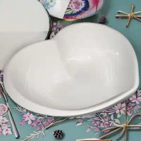 کاسه اردوخوری چینی سرامیک قلبی