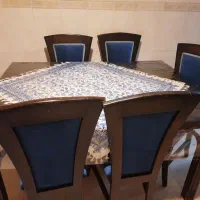میز ناهارخوری چوبی 6 نفره