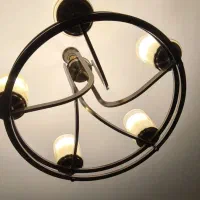 لوستر برنز ۵ شعله