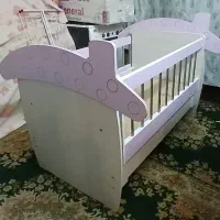 تخت کودک دوکاره گهواره‌ای|تخت و صندلی بچه|فولادشهر, فولادشهر|دیوار