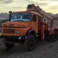 جرثقیل بنز ده چرخ فابریک