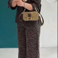 ست دوتیکه شومیز شلوار ترند ۱۴۰۵ پلنگی