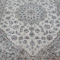 یک جفت فرش دست بافت گل ابریشم و تابلو فرش