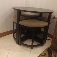 میز غذاخوری ۴ نفره کم جا