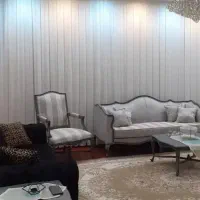 پرده ساتن و حریر دو لایه|پرده، رانر، رومیزی|شیراز, شهرک گلستان|دیوار
