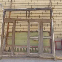 درب و پنجره چوبی قدیمی|کلکسیون اشیاء عتیقه|شهرضا, |دیوار
