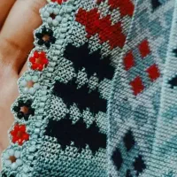 دوخت آینه کریشی و سرتوپ|لباس|بم, |دیوار