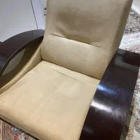 ست مبل چوبی کرم رنگ ۷ نفره|مبلمان خانگی و میز عسلی|رباطکریم, رباطکریم|دیوار