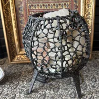 آباژور شیک با سنگ نمک|چراغ خواب و آباژور|مشهد, هنرستان|دیوار