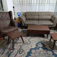 مبلمان راحتی هفت نفره گنجه آینه دراور قاب تابلو