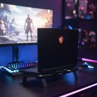 لپ‌تاپMSI مخصوص گیم تمیز، آماده استفاده،