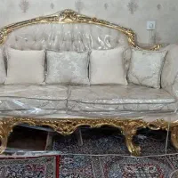 مبل ۷ نفره سلطنتی کار کرده در حد نو