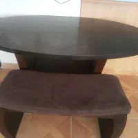 میز نهار خوری با نیمکتش