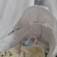 گهواره زیبا شیک|تخت و صندلی بچه|گلبهار, شهر جدید گلبهار|دیوار