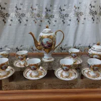 سرویس چای خوری مگنولیا طلاکوب لیلی و مجنون
