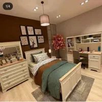 فروش تخت کمد نوجـوانـ قسطی +رنگ بندی امروزی