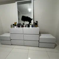 سرویس تخت خواب دو نفره با تشک سالم|تخت و سرویس خواب|سنندج, |دیوار