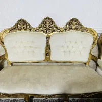 مبلمان سلطنتی مدل صدامی 9نفره|مبلمان خانگی و میز عسلی|محمدیه-قزوین, |دیوار