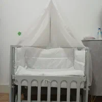 گهواره کنار تخت مادر|تخت و صندلی بچه|سنندج, |دیوار