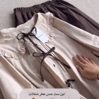 سه پاپیون شومیز دامن شکلات