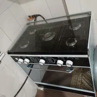 اجاق گاز پنج شعله طرح فر کم کار و تمیز