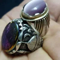 انگشتر نقره حدید و عین الحر