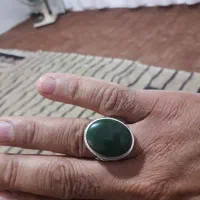 انگشتر نقره یشم