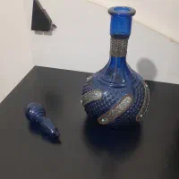 جام شیشه ای قدیمی سالم وشیک