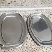 سینی استیل بزرگ|ظروف سرو و پذیرایی|کوهدشت, |دیوار